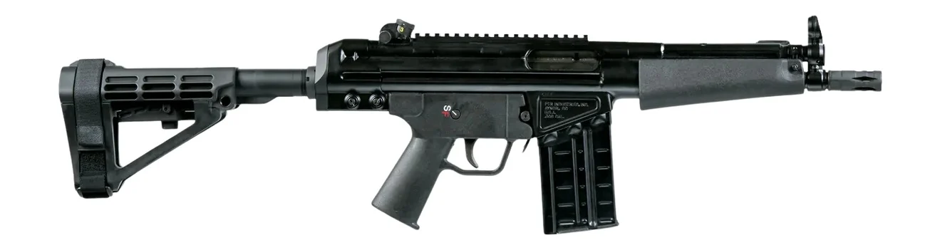 PTR 51PBR-3080101 51P 7.62x51mm/308 Win 20+1 8.50" Threaded Barrel Black Powdercoat