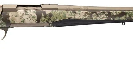 Browning 036138226 X-Bolt 2 Speed 30-06 Springfield 4+1 22" Smoked Bronze Cerakote Fluted Threaded Barrel & Steel Drilled & Tapped Receiver, Kryptek Obskura Transitional Camo Adj Vari-Tech Synthetic S