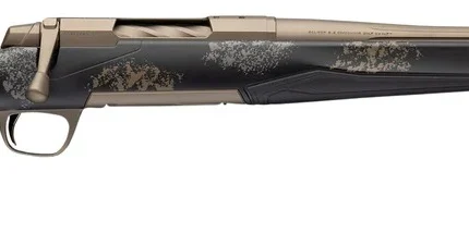 Browning 036143218 X-Bolt 2 Speed SPR Full Size 308 Win 4+1 18" Burnt Bronze Cerakote Fluted Threaded Barrel, Burnt Bronze Cerakote Steel Drilled & Tapped Receiver, Bronze/Gray Camo Adj Vari-Tech Synt