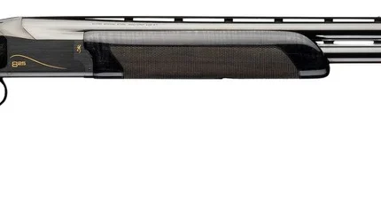 Browning 0184193002 Citori 825 Noir Sporting 12 Gauge Break Open 3" 2rd 32" Matte Blued Over/Under Vent Rib Barrel, Steel Receiver Engraved w/Gold Accents, Fixed AAAA Dark Maple Stock, Right Hand