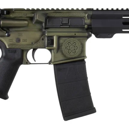 Shark Coast Tactical SCC07350CELT-P Celtic 5.56 NATO 30+1 10.50" Black Nitride Threaded Barrel, Aluminum Receiver w/Picatinny Rail, M-LOK Handguard, Polymer Magpul MOE Grip, Right Hand