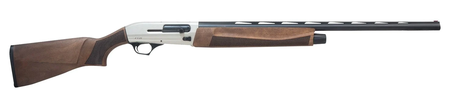 Pointer FT21W20 Field Tek FT21 20 Gauge Semi-Auto 3" 5+1 28" Black Vent Rib Barrel, Black Aluminum Receiver, Fixed Walnut Stock