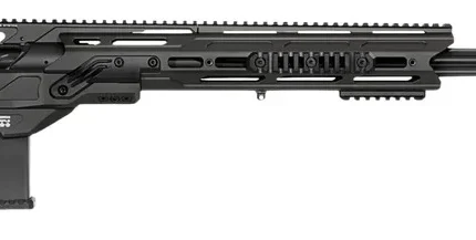Cadex Inc CDX40DUAL37532BR40I2L4 CDX-40 SHDW 375 EnABELR 7+1 32" Black DLC Match Grade Threaded Barrel, Black DLC Aluminum Receiver w/Picatinny Rail, Adjustable Folding Black Buttstock, Black Polymer