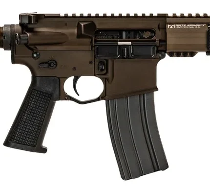 Griffin Armament MK1PSD30095PFDE-W MK1 PSD 300 Blackout 9.50" Threaded Barrel, Terra Brown Anodized Aluminum Receiver w/Picatinny Rail, M-LOK Handguard, Black Polymer SBA3 Brace, Black A3 Grip