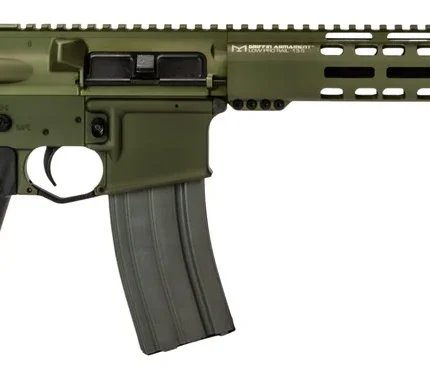 Griffin Armament MK1PATROLWHG-W MK1 Patrol 223 Wylde 30+1 14.50" Black Anodized Barrel, Warhawk Green Anodized Aluminum Receiver w/Picatinny Rail, M-LOK Handguard, Griffin Extreme Condition Black Poly