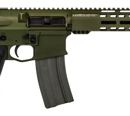 Griffin Armament MK2PATROLWHG-W MK2 Patrol 223 Wylde 30+1 14.50" Black Anodized Barrel, Warhawk Green Anodized Aluminum Receiver w/Picatinny Rail, M-LOK Handguard, Griffin Extreme Condition Black Poly