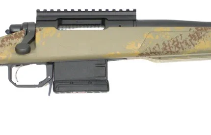 Great Lakes Firearms GL700308SSLTAN GL700 308 Win 5+1 18" Aluminum Receiver w/Picatinny Rail, Fixed Lichen Tan Carbon Fiber Stock