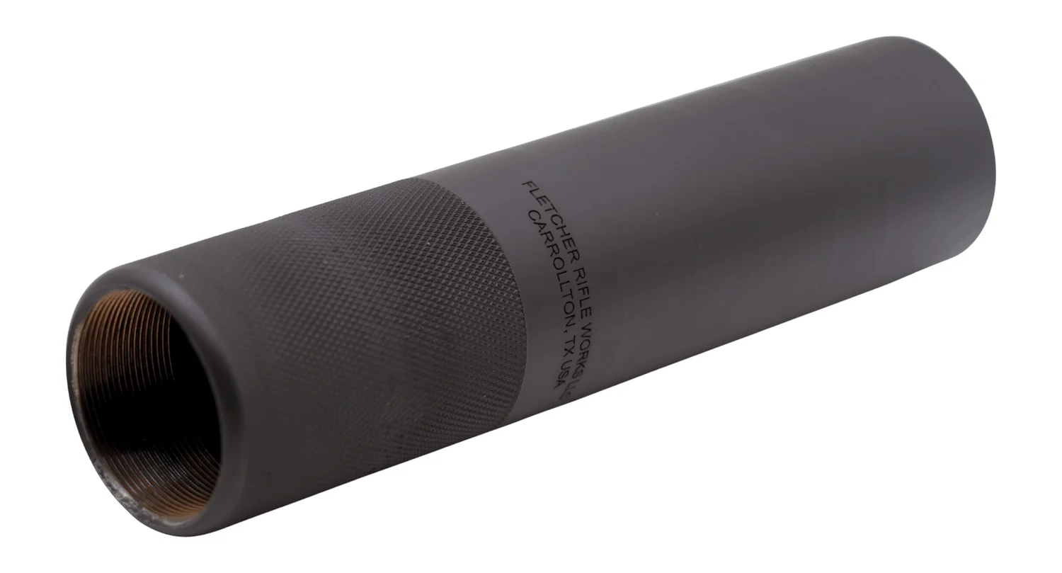 Fletcher Rifle Works PERM65TIBLK Permian 6.5mm 1.62" Black Titanium 1.375"x24