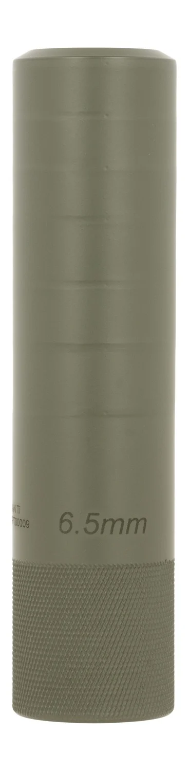 Fletcher Rifle Works PERM65TIODG Permian 6.5mm 1.62" OD Green Titanium 1.375"x24