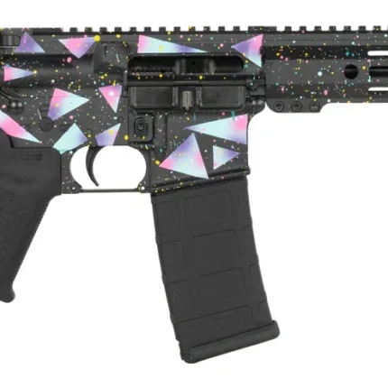 Shark Coast Tactical SCC07237MIA-P Miami  5.56 NATO 30+1 10.50" Black Nitride Threaded Barrel, Aluminum Receiver w/Picatinny Rail, M-LOK Handguard, Polymer SB Tactical SBA3 Brace, Polymer Grip