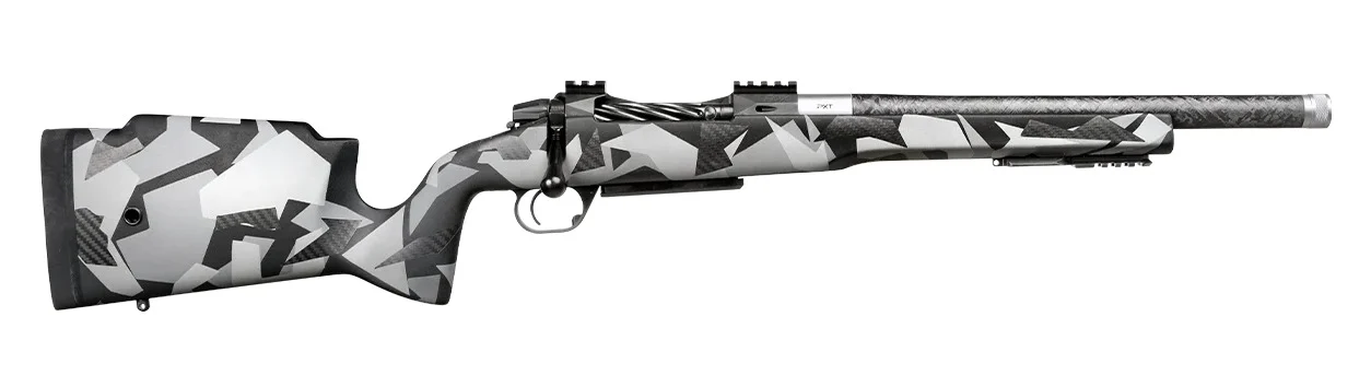 Proof Research 153994 Elevation FDX MTR 6.5 Creedmoor 18" Carbon Fiber Threaded Barrel, Splinter Camo Carbon Fiber Stock, Right Hand