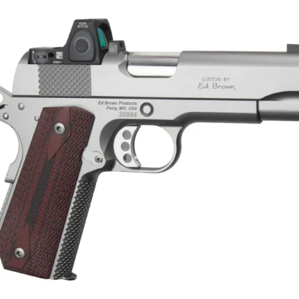 Ed Brown Kobra Carry w/Optic 45 ACP 7+1 4.25" Stainless Steel Barrel, Serrated w/Optic Slide & Frame, G10 Grip, Trijicon RMRcc 3.25 MOA Sight, Right Hand