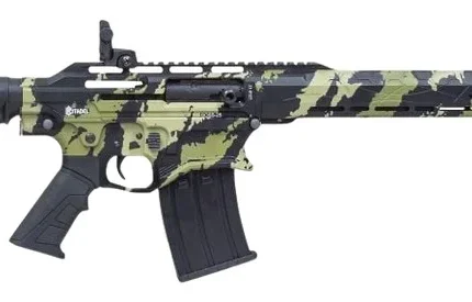 Citadel CBOSS2512-VECG Boss25  12 Gauge 3" 5+1 18.75" Threaded Barrel, Vector Green Camo Steel Receiver w/Picatinny Rail, Adj Comb Synthetic Butt Stock, Picatinny Rail Forend, Polymer Grip