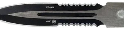 TEMP L3-BR-43-1 LRG  G3 ZINC BLK RUBBER DAGGER SER