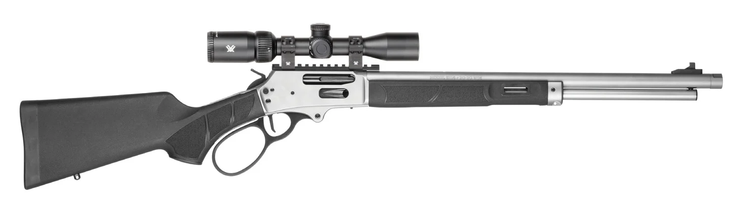 Smith & Wesson 14824 1854 Combo 30-30 Win 6+1 20" Stainless Steel Threaded Barrel & Receiver w/Picatinny Rail, M-LOK Forend, Black Fixed Synthetic Stock, Vortex Crossfire HD 2-7x32mm Scope