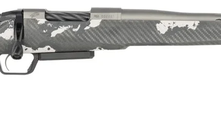 Fierce Firearms RIVSSX22CM18GP Twisted Rival XP 2.0 22 Creedmoor 3+1 18" Glacier Cerakote Spiral Fluted Threaded Barrel, Stainless Steel Drilled & Tapped Receiver, Arca Rail Forend, Phantom Camo Push