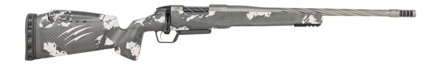 Fierce Firearms RIVSSX22CM18GP Twisted Rival XP 2.0 22 Creedmoor 3+1 18" Glacier Cerakote Spiral Fluted Threaded Barrel, Stainless Steel Drilled & Tapped Receiver, Arca Rail Forend, Phantom Camo Push