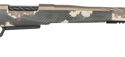 Fierce Firearms RIVSSX22CM22BDS Twisted Rival XP 2.0 22 Creedmoor 3+1 22" Smoked Bronze Cerakote Spiral Fluted Threaded Barrel, Stainless Steel Drilled & Tapped Receiver, Arca Rail Forend, Desert Shad