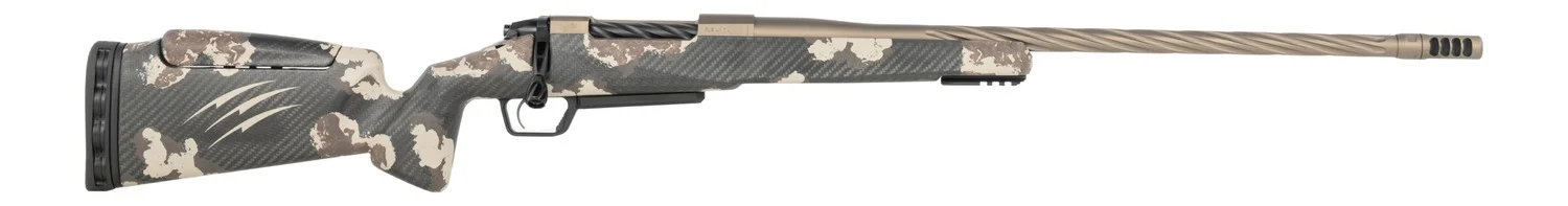 Fierce Firearms RIVSSX7PRC22BDS Twisted Rival XP 2.0 7mm PRC 3+1 22" Smoked Bronze Cerakote Spiral Fluted Threaded Barrel, Stainless Steel Drilled & Tapped Receiver, Arca Rail Forend, Desert Shadow Ca