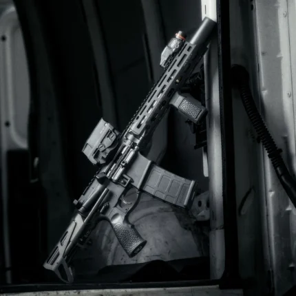 CNC Firearms CNCDDPDW300 Daniel Defense PPW Regulator 300 BO 30+1 7" Threaded Barrel, Black Aluminum Receiver w/Picatinny Rail, M-LOK Handguard, Maxim Defense CQB Gen 7 Black Polymer Buttstock, Black