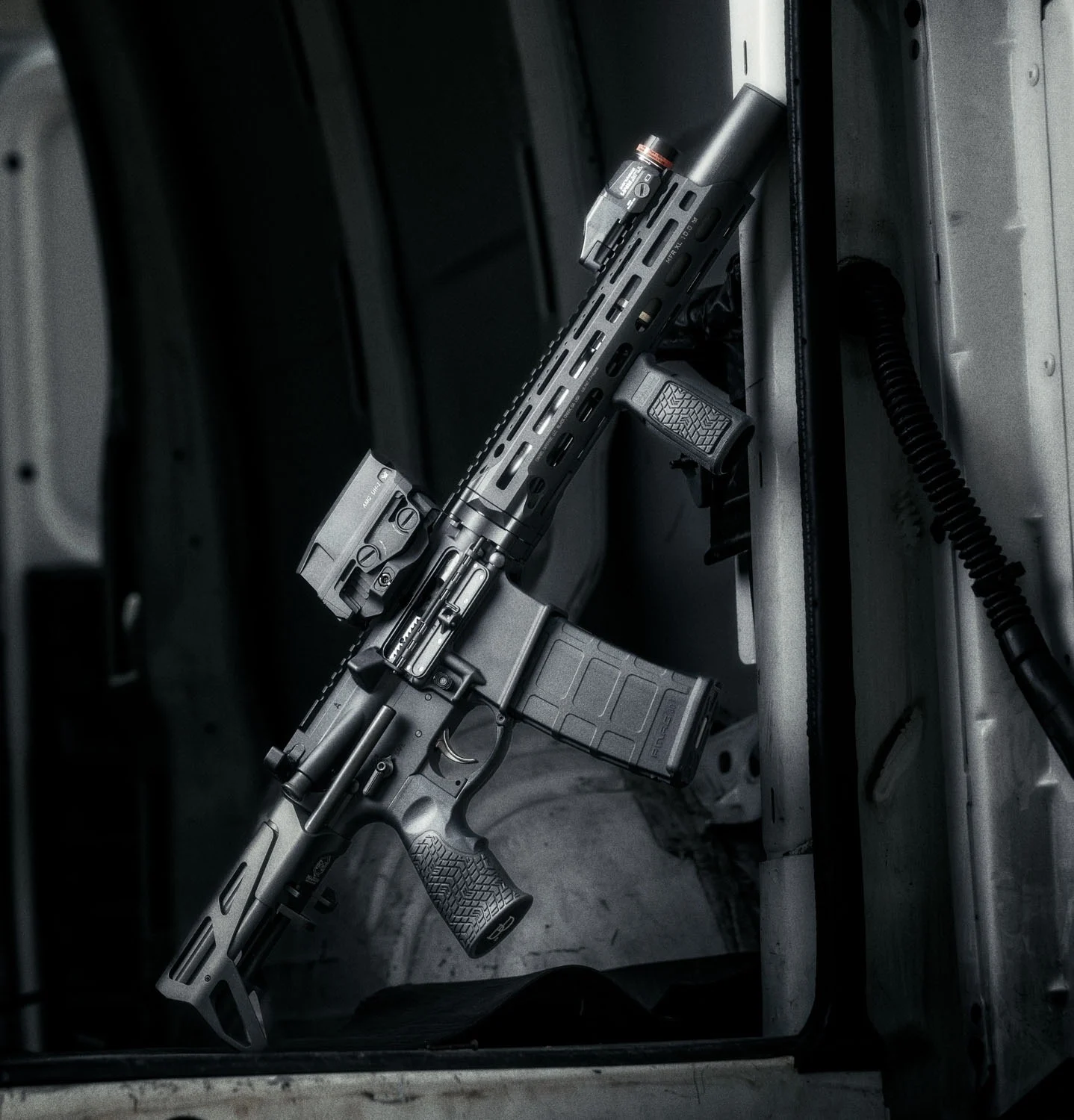 CNC Firearms CNCDDPDW300 Daniel Defense PPW Regulator 300 BO 30+1 7" Threaded Barrel, Black Aluminum Receiver w/Picatinny Rail, M-LOK Handguard, Maxim Defense CQB Gen 7 Black Polymer Buttstock, Black