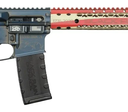 Black Rain Ordnance BRO-BETSY-250 Spec15 250th Anniversary 5.56 NATO 30+1 16" Red, White & Blue w/250th Anniversary Engraving Aluminum Receiver w/Picatinny Rail, Magpul MOE SL Black Polymer Stock, Bla