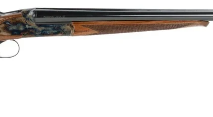 Dickinson LLC Plantation 20 Gauge Break Open 2.75" 2rd 28" Gloss Blued Side By Side Barrel, True Bone-Charcoal Case Hardening Engraved Receiver, English Style Turkish Walnut Stock