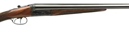 Dickinson LLC Estate Break Open 2.75" 2rd 26" Side By Side Barrel, True Bone-Charcoal Case Hardening Receiver, English Style Turkish Walnut Stock
