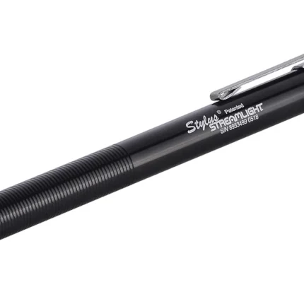 Streamlight 65006 Stylus PenLight Black Anodized 2 Lumens Red LED