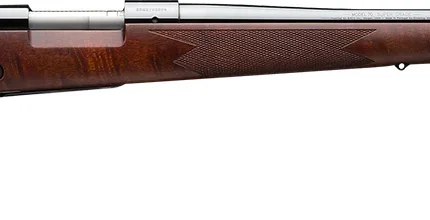 Winchester Repeating Arms 535203212 Model 70 Super Grade 243 Win Caliber with 5+1 Capacity, 22" Barrel, High Polished Blued Metal Finish & Satin Fancy Walnut Stock Right Hand (Full Size)