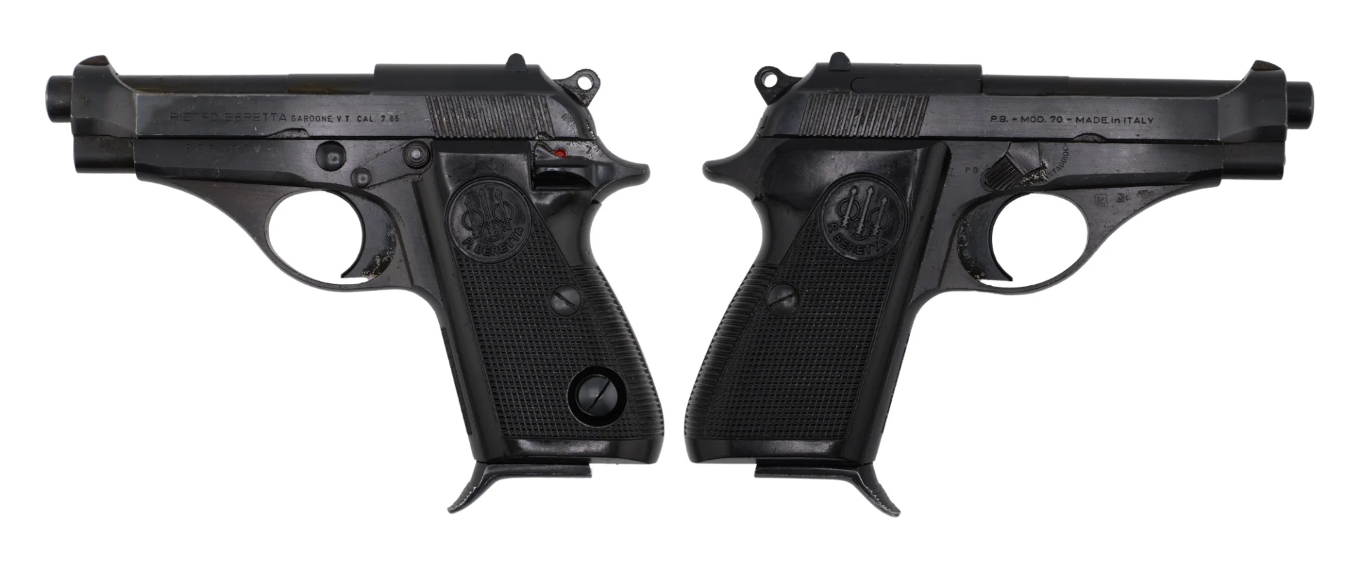 BERETTA M70 SURPLUS 32ACP PISTOL BLUED, SIDE THUMB SAFETY, A GRADE C&R