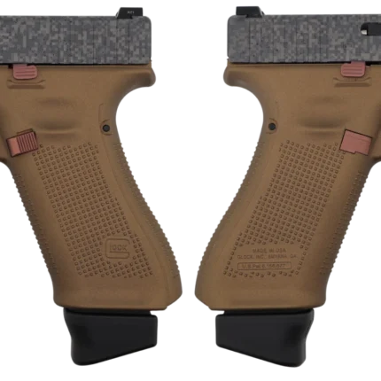 GLOCK 19X V CABEZA DE COBRE 9MM PISTOL 4" BRONZE/DIGI 1-17RD 2-19RD MAGS