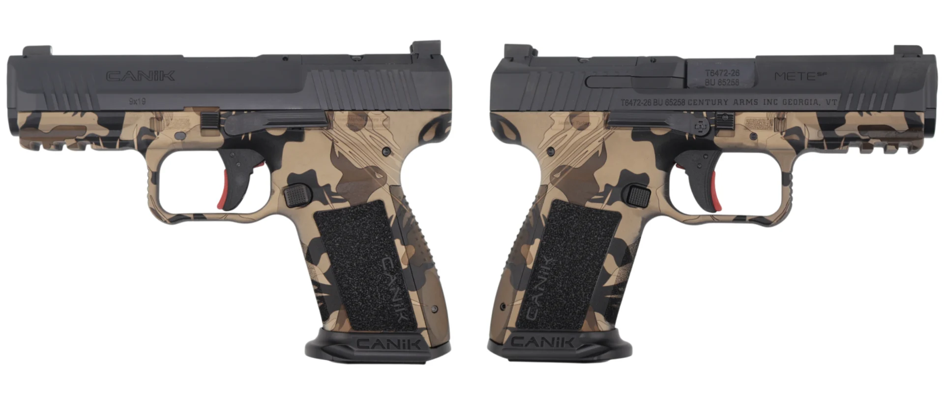 CANIK METE SF ONE SERIES 9MM RHODESIAN TAN PSTL 4.19 BRL 1-15RD MAG