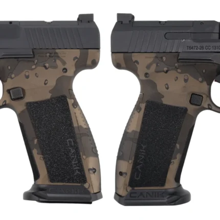 CANIK METE SFT ONE SERIES 9MM CHOCOLATE CHIP CAMO PSTL 4.46 BRL 1-18RD MAG