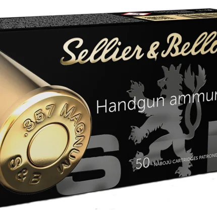 Sellier & Bellot SB357C Handgun 357Mag 158gr Semi Jacketed Hollow Point 50 Per Box/20 Case