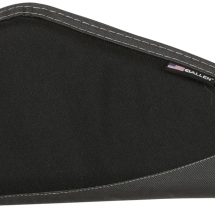Allen 44413 Deluxe  Handgun Case Black w/Gray Trim, Foam Padding, Non-Absorbent Lining & Lockable Zipper 13" L