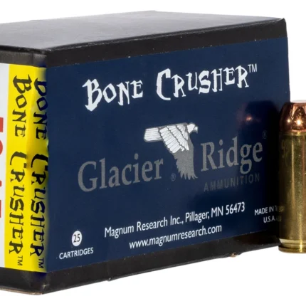 Magnum Research DEP50FP325 BoneCrusher 50AE 325gr Flat Point 25 Per Box/20 Case