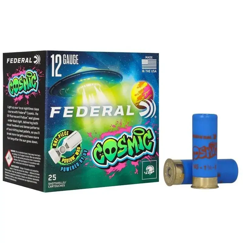 FEDERAL COSMIC 12GA 2-3/4" 2-3/4DE 1-1/8OZ 8 25 RD/BX 10 BX/CS