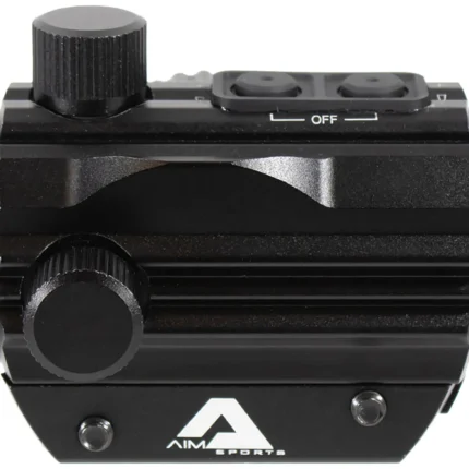 Aim Sports RD120PE Micro Dot 5 MOA Black Anodized 1x20mm Red/Green Dual Illuminated