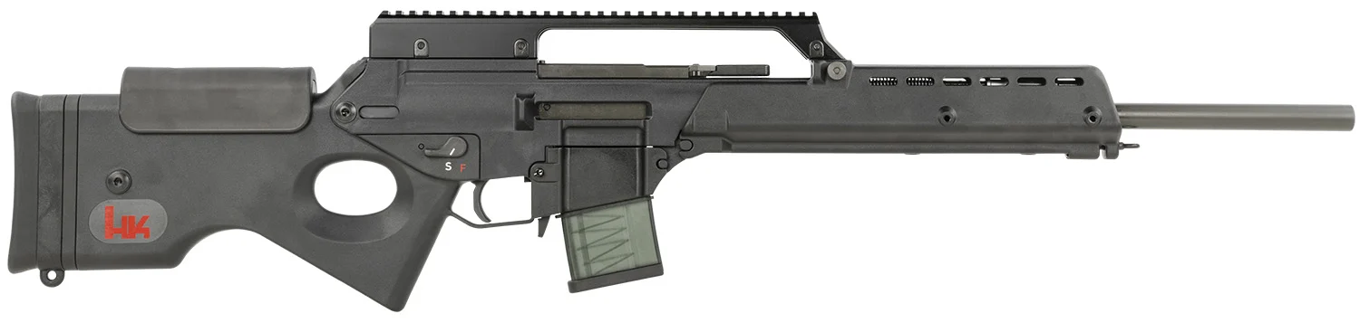 HK 81000751 SL8 223 Rem 10+1 (2) 20.80", Black, Thumbhole Stock with Adj. Cheek Piece, Carry Handle Optic Mount