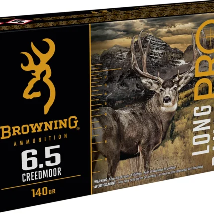 Browning Ammo B192500652 Long Range Pro  6.5Creedmoor 140gr 20 Per Box/10 Case