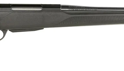 Tikka JRTXE31320MT T3 Lite Full Size 350 Legend 3+1 20" Matte Blued Threaded Barrel, Blued Drilled & Tapped Steel Receiver, Fixed Black Synthetic Stock, Right Hand