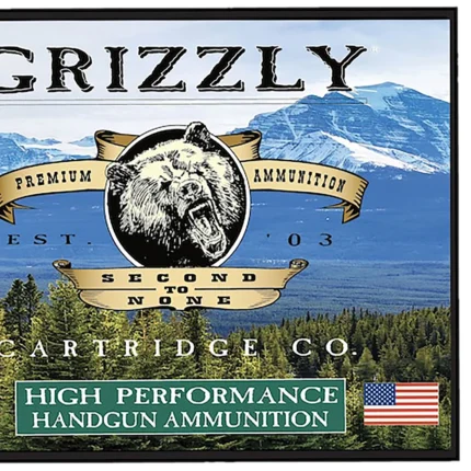 Grizzly Ammo GC44M+P1 44RemMag+P+ 355gr Wide Long Nose Gas Check 20 Per Box/10 Case