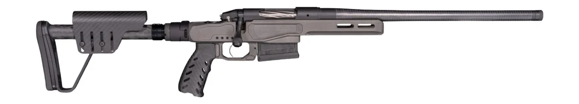 Bergara Rifles BPR36-25CM Premier MgMicro Lite 25 Creedmoor 5+1 18" Carbon Fiber CURE Threaded Barrel, Titanium Cerakote Arca Rail Forend, Adj Carbon Fiber Cheekrest Folding Buttstock w/M-LOK, Carbon