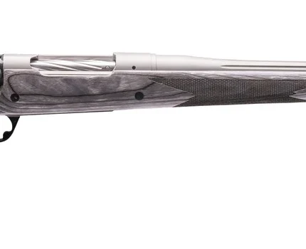 Bergara Rifles BPR40-308 Premier Platinum Stalker Full Size 308 Win 20" 5+1 Titanium Cerakote Fluted Threaded Barrel, Titanium Cerakote Stainless Steel Drilled & Tapped Receiver, Gray Pepper Fixed Mon