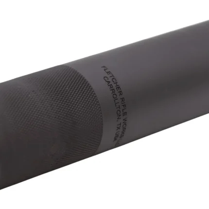 Fletcher Rifle Works PERM9TIBLK Permian 9mm 1.62" Black Titanium 1.375"x24
