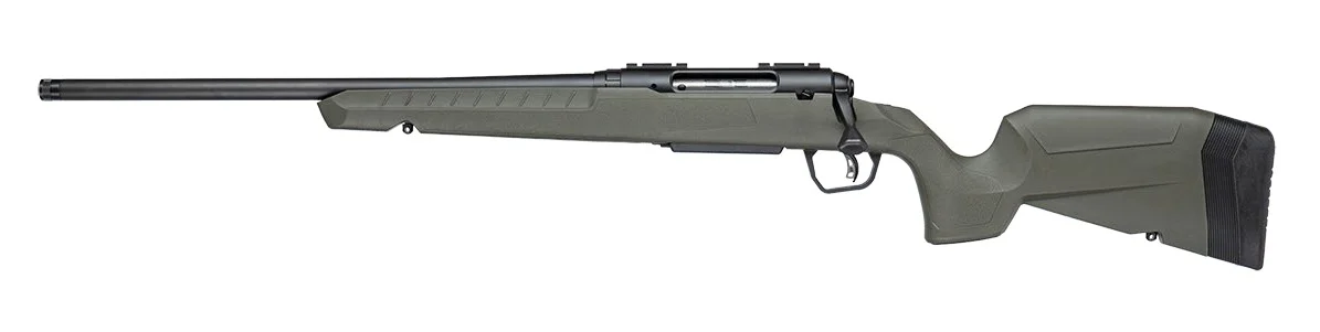 Savage Arms 33146 Axis 2 30-06 Springfield 4+1 20" Matte Black Carbon Steel Threaded Barrel, Drilled & Tapped Receiver, OD Green Fixed w/Pistol Grip Synthetic Stock, Left Hand