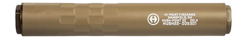 Hi-Point HP22FDE 22LR Flat Dark Earth Aluminum 1/2x28"