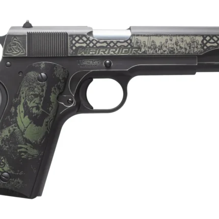 Tisas Arms Customs 10100518AA7 1911 A1 Service Warrior ports South Exclusive 45 ACP 7+1 5" Carbon Steel Serrated Slide & Frame w/Beavertail