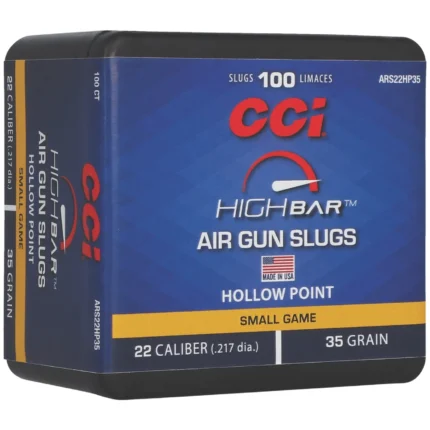 CCI ARS22HP35 22CAL 35GR HOLLOW POINT SLUG 100/5